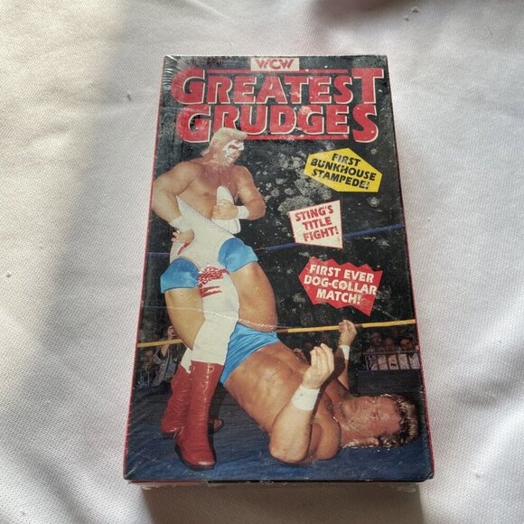 WCW "Greatest Grudges" VHS Wrestling Tape Sealed Rare Classic Matches Retro Coll - Picture 7 of 12